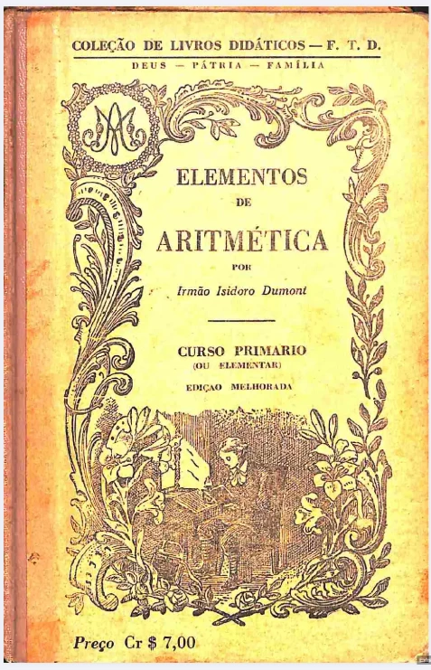 livro Elementos de Aritmética - FTD
