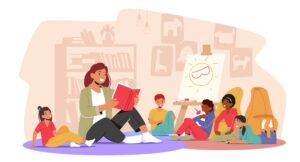 como criar sessão de contação de historias