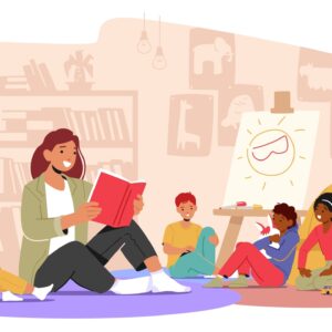 como criar sessão de contação de historias