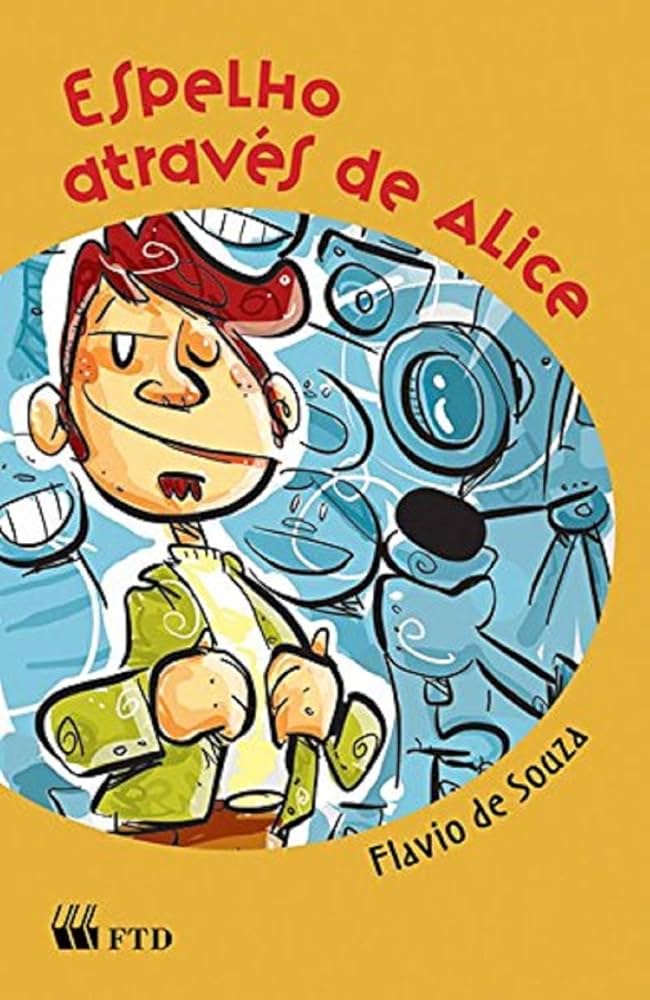 Capa Espelho Através de Alice