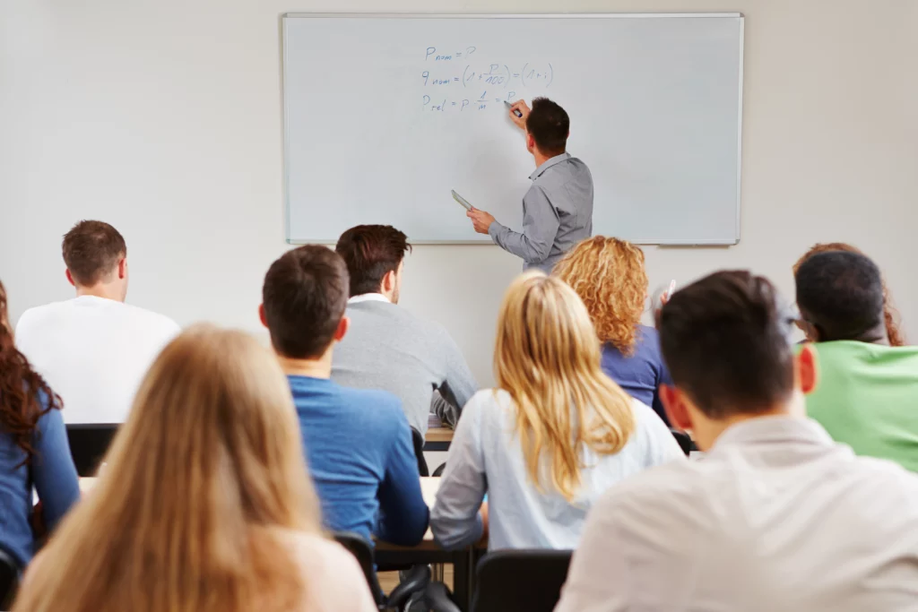professor em treinamento