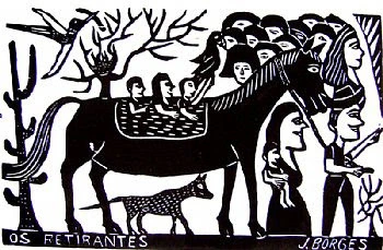 Os retirantes - J.Borges