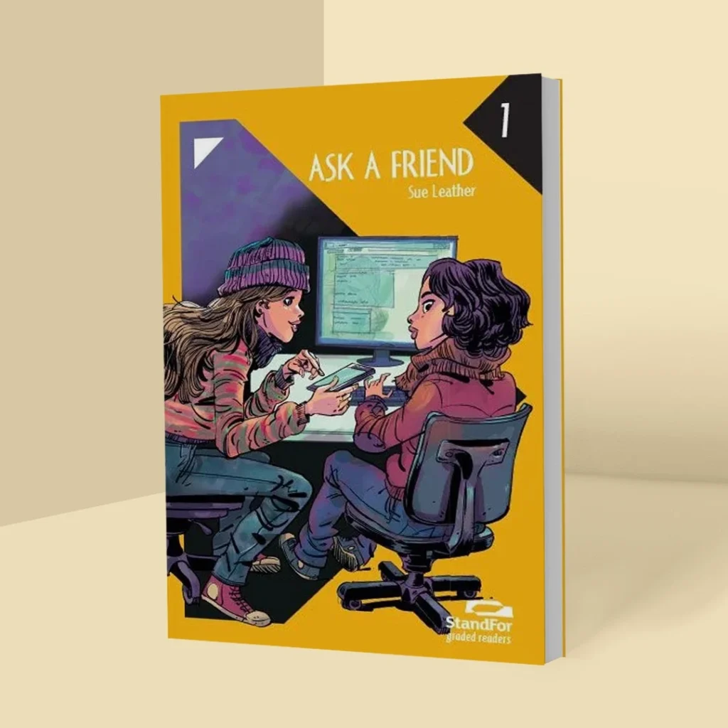 Capa do livro "Ask a Friend" sobre amizade