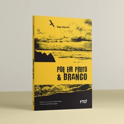 poe em preto em branco