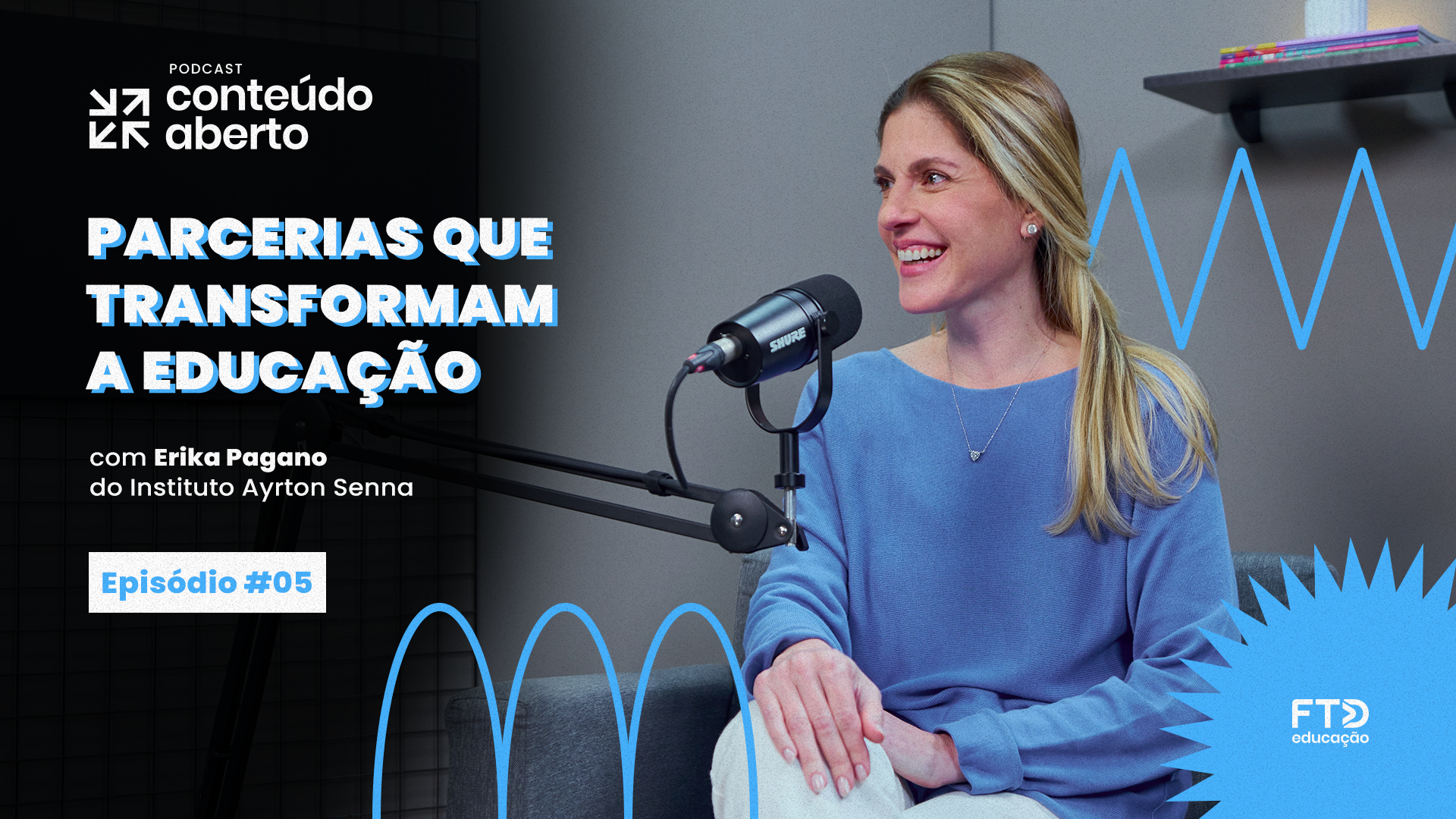 Parcerias que transformam a Educação, Podcast Conteúdo Aberto #05