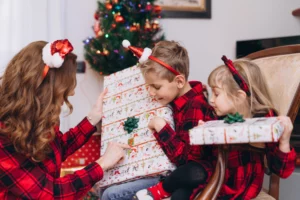 presente de Natal para as crianças