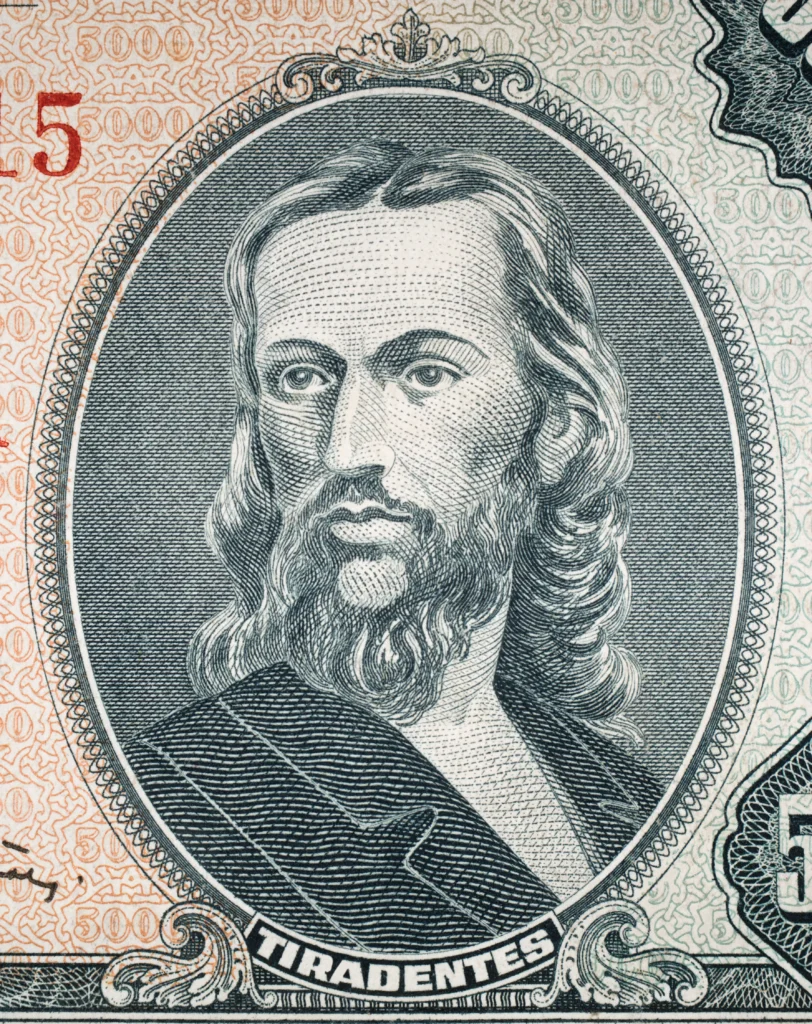 tiradentes na nota de dinheiro