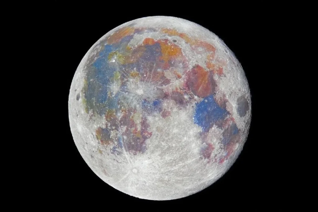 Lua colorida