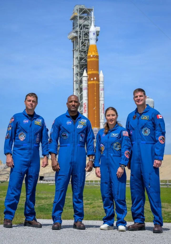 astronautas da missão artemis II