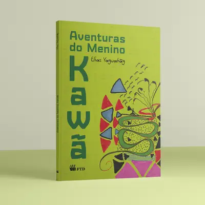 livro aventuras do menino Kawã
