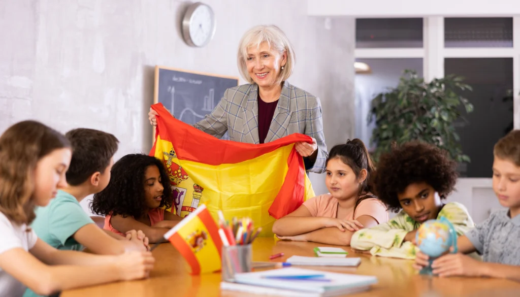 culinária espanhola em sala de aula