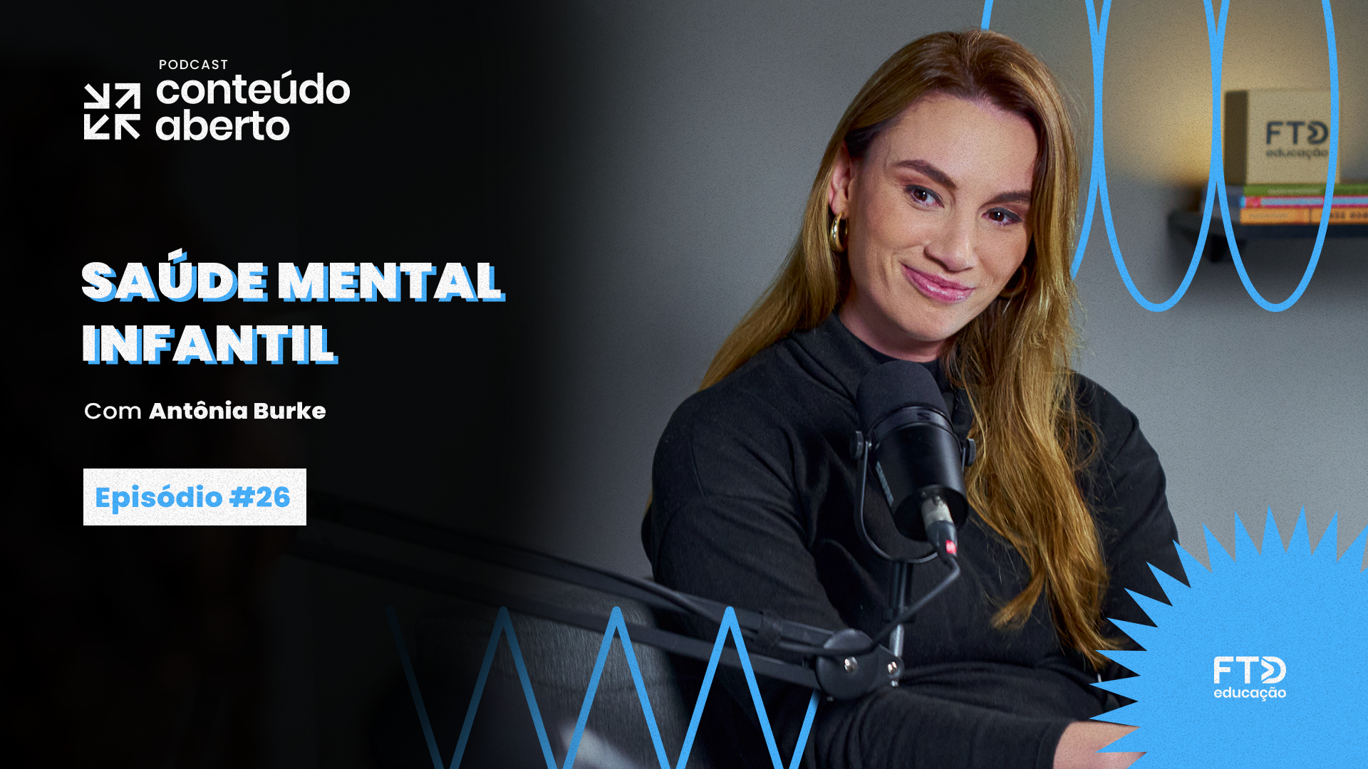 SAÚDE MENTAL INFANTIL, COM ANTÔNIA BURKE | PODCAST CONTEÚDO ABERTO #26