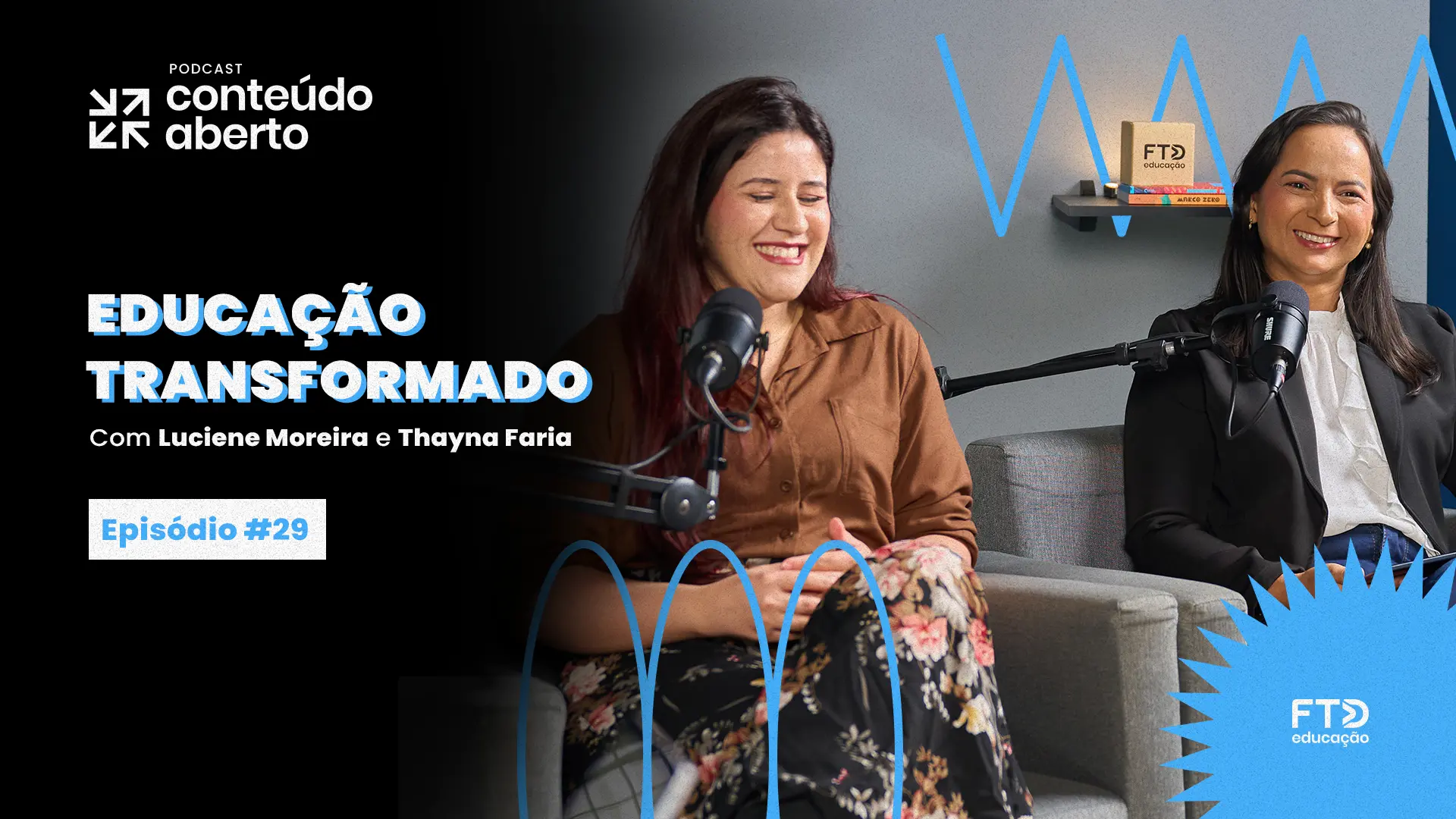 EDUCAÇÃO TRANSFORMADORA, COM LUCIENE MOREIRA E THAYNA FARIA | PODCAST CONTEÚDO ABERTO #29